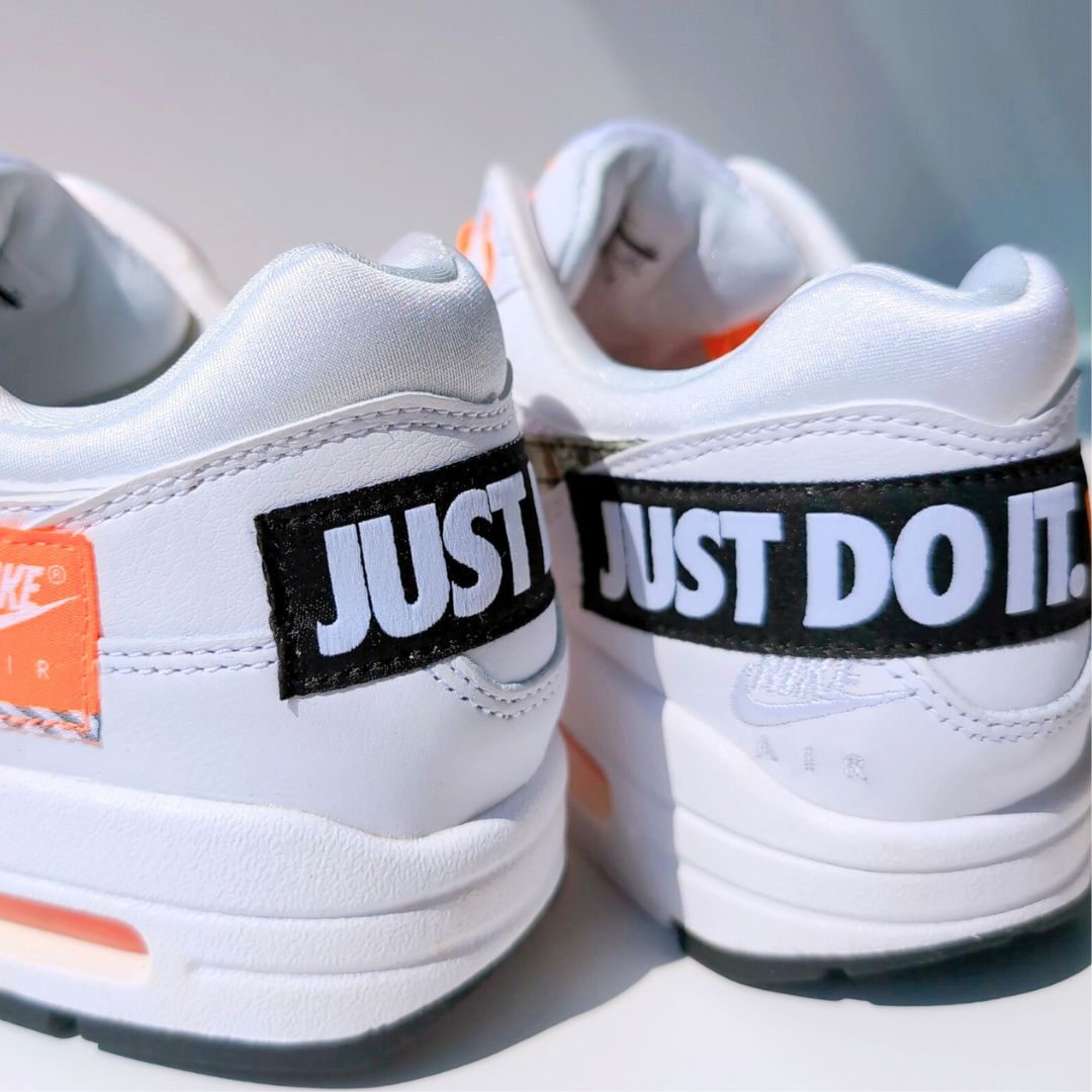 NIKE WMNS AIR MAX 1 WHITE JUST DO IT COLLECTION | 24.0cm | 917691-100