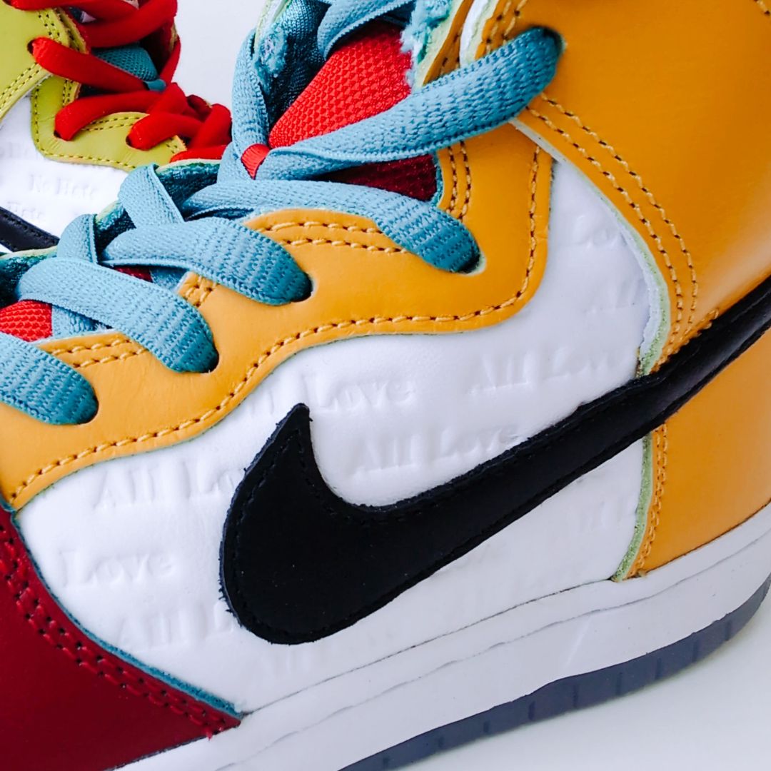 Nike SB DUNK HIGH PRO QS "All Love,No Hate" | DH7778-100 | 25.0cm