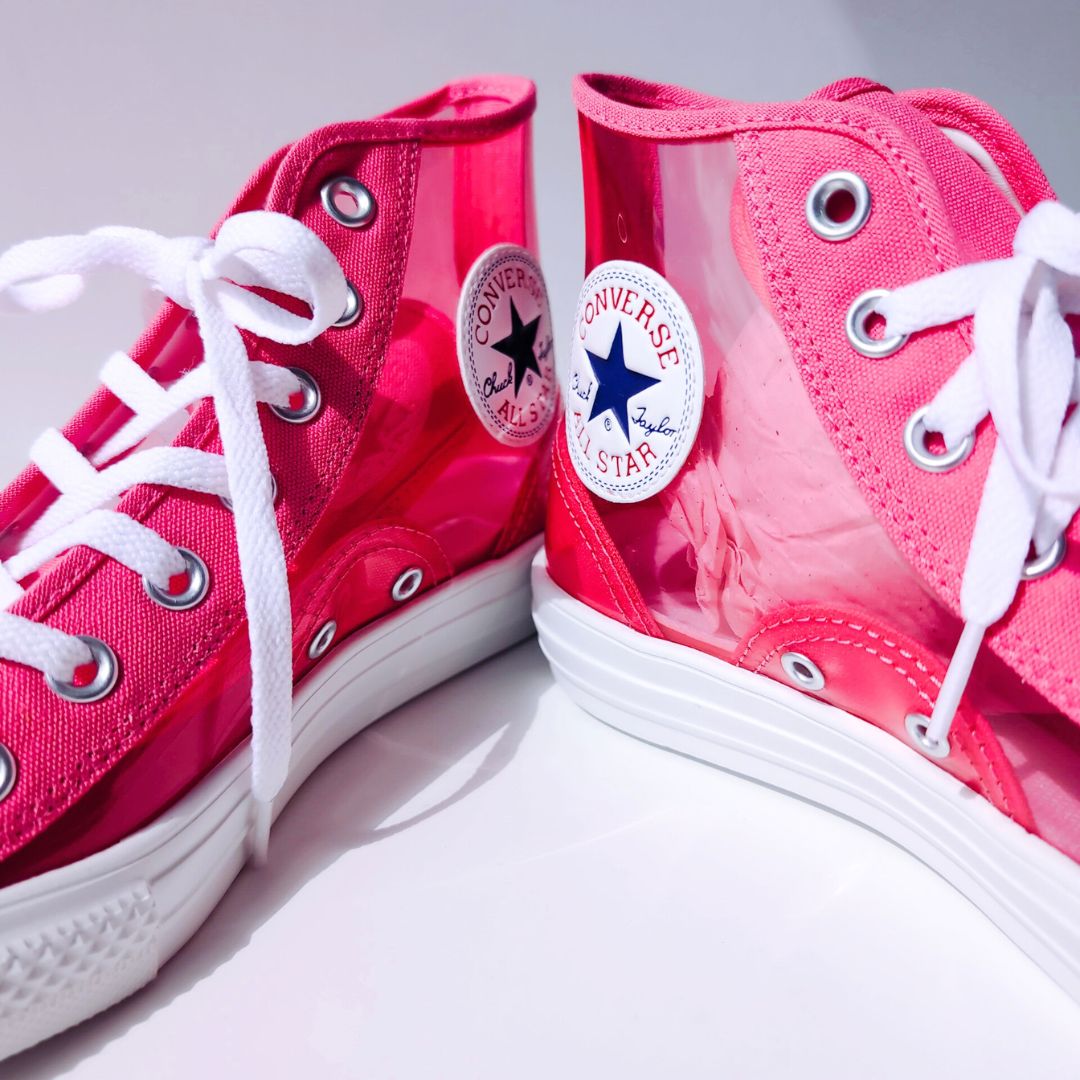 CONVERSE ALL SATR LIGHT CLEARMATERIAL HI PINK | 23.5cm | 31300441