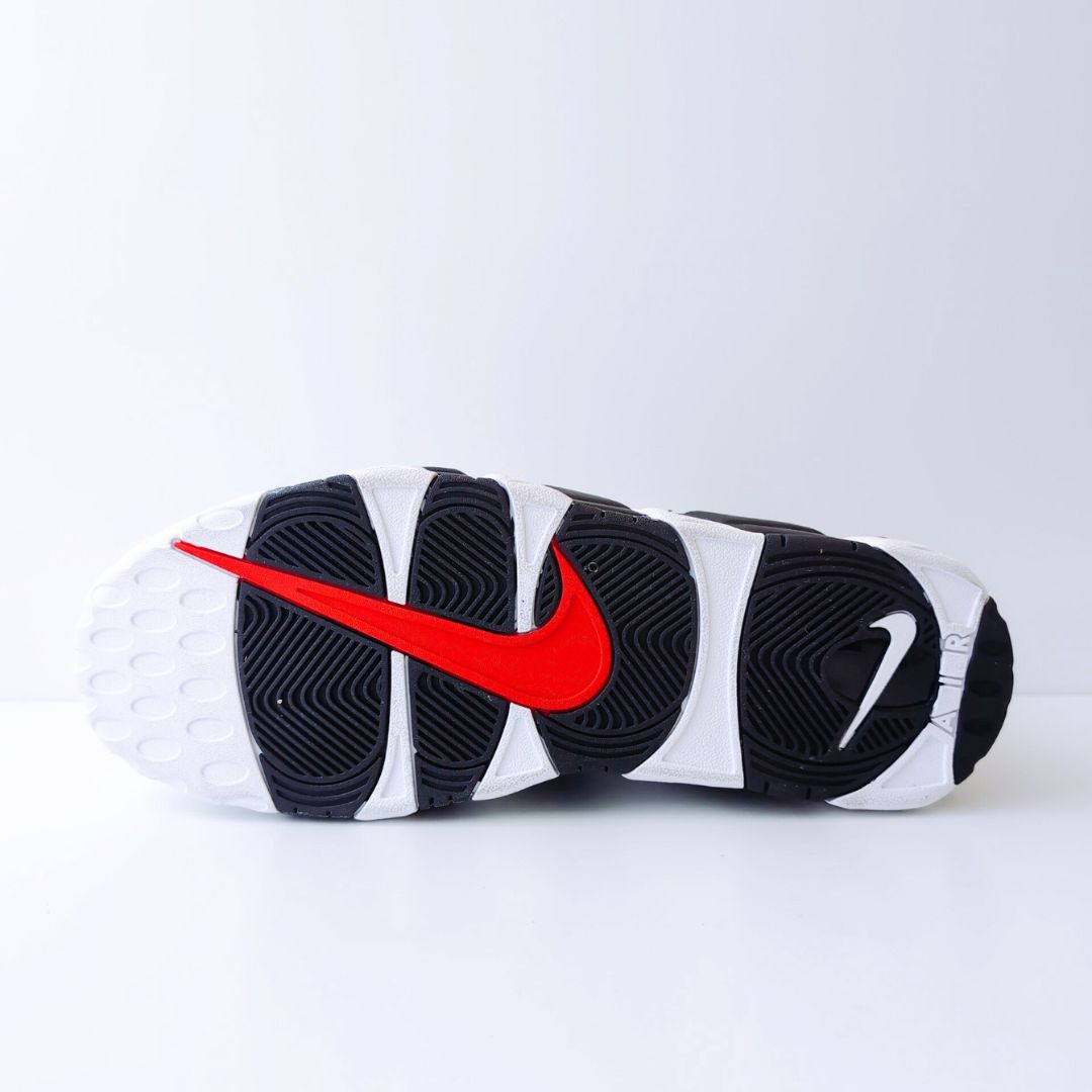 NIKE AIR MORE UPTEMPO BLACK-UNVERSITY RED|31.0cm|414962-105