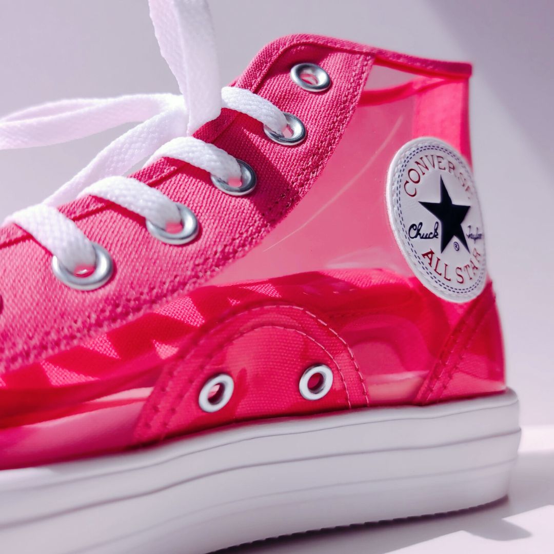 CONVERSE ALL SATR LIGHT CLEARMATERIAL HI PINK | 23.5cm | 31300441