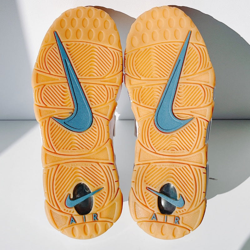 NIKE AIR MORE UPTEMPO GS "White Aqua Gum"|25.0cm|415082-107