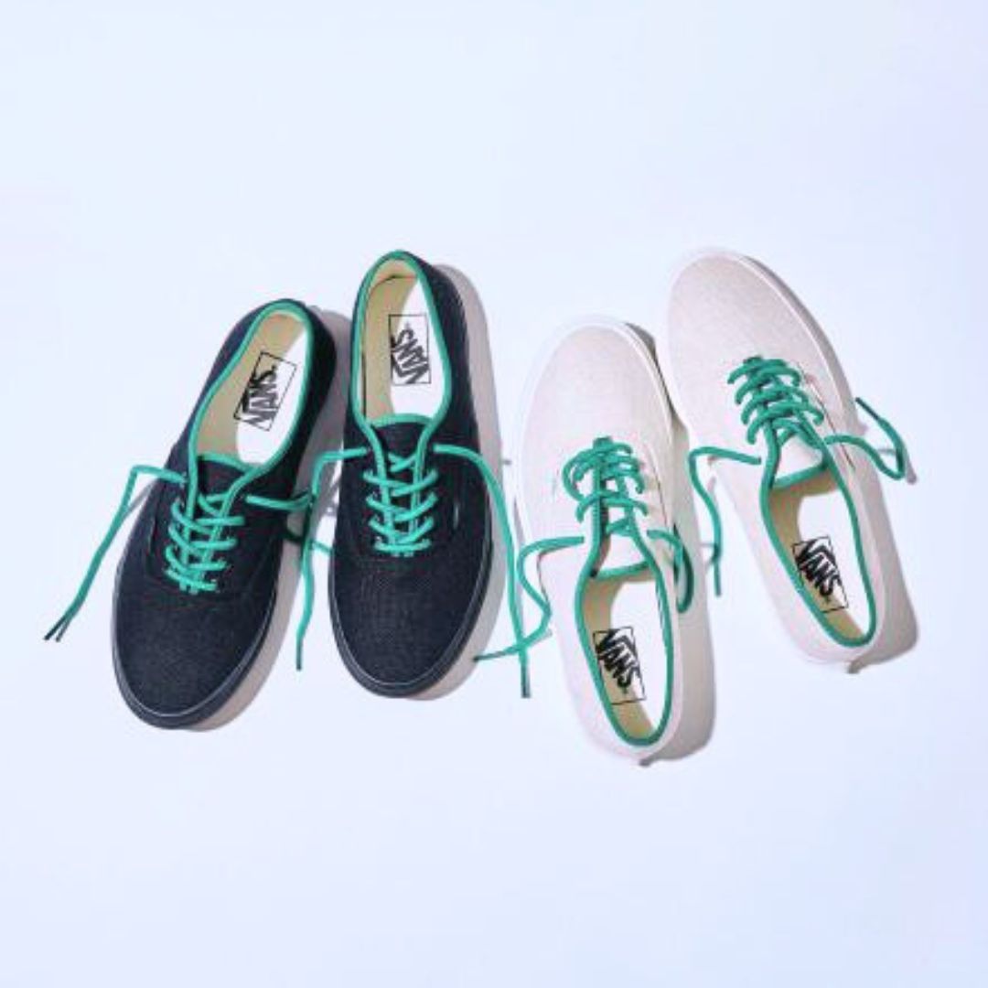 vans AUTHENTIC HEMP V44CF Black/Green| 24.5cm