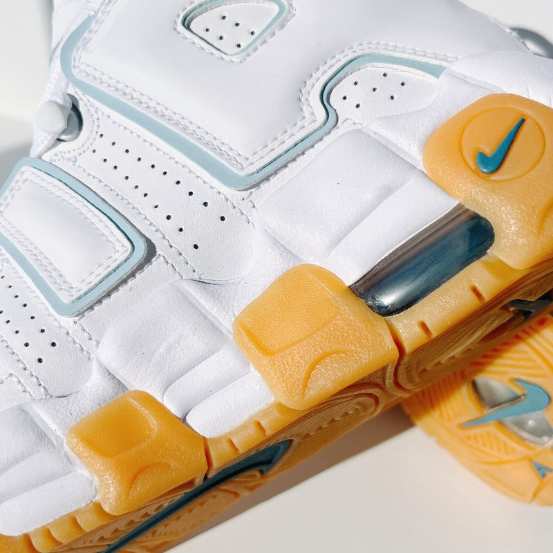 NIKE AIR MORE UPTEMPO GS "White Aqua Gum"|25.0cm|415082-107