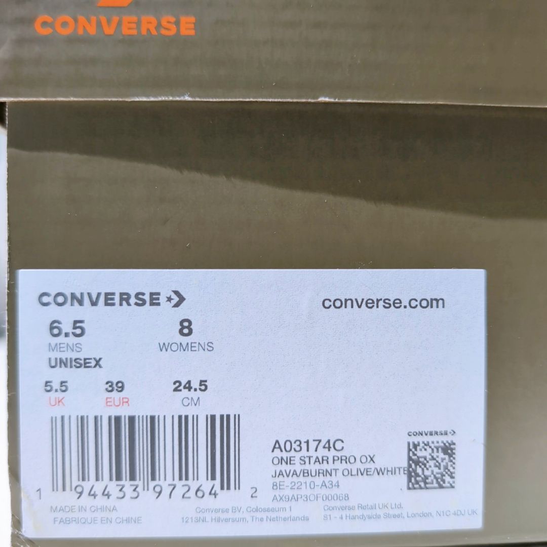 Converse One Star Pro Patta Four Leaf Clover | 24.5cm | A03174C