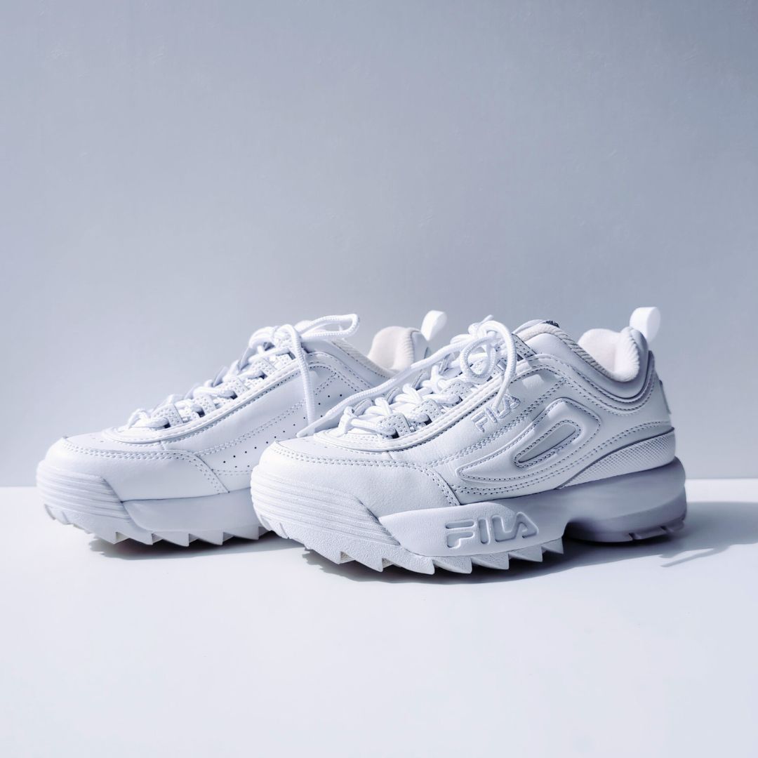 FILA Disruptor II Premium WHITE/WHITE | 23.0cm | 5VF80170 100