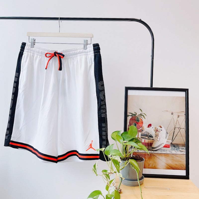 『Nike Jordan』バスケットボールショーツ Basketball shorts with mesh detail メッシュディテール バスパン ホワイト / 3XL