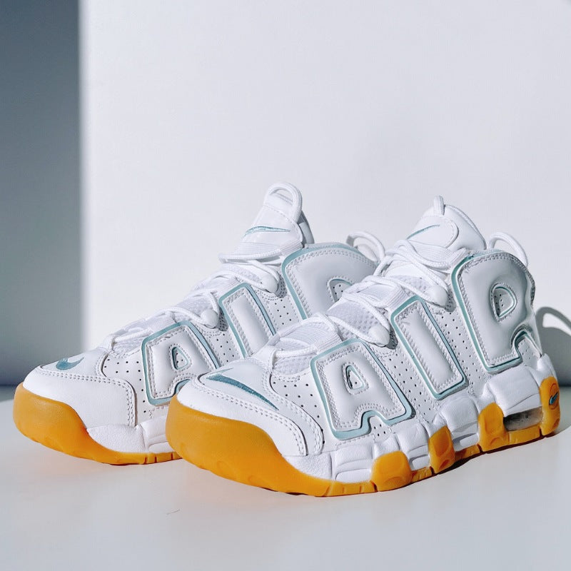 NIKE AIR MORE UPTEMPO GS "White Aqua Gum"|25.0cm|415082-107