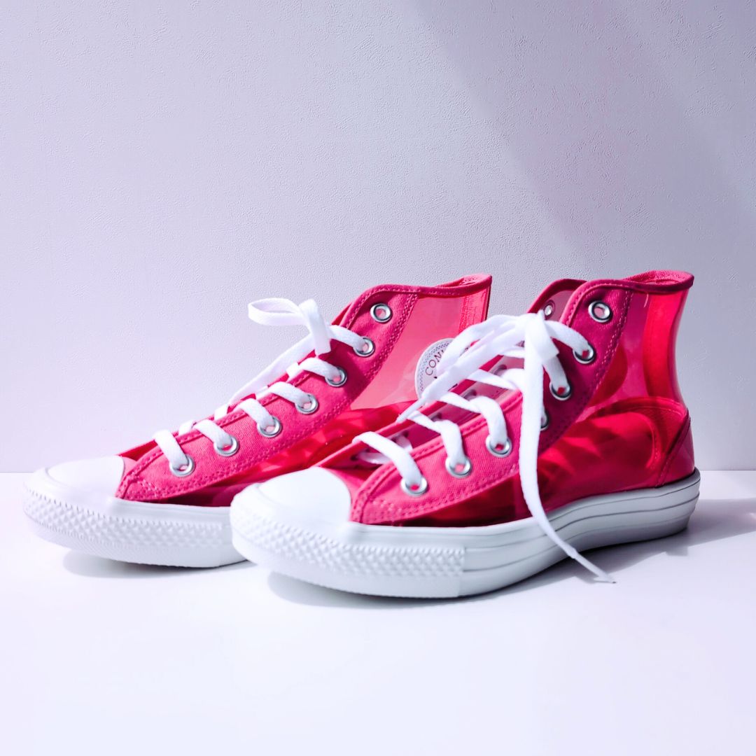 CONVERSE ALL SATR LIGHT CLEARMATERIAL HI PINK | 23.5cm | 31300441