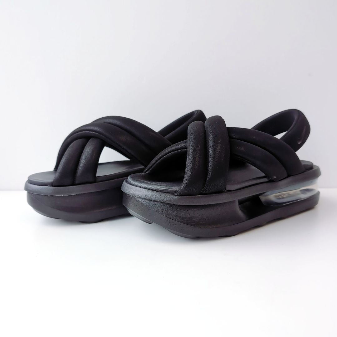エアマックスアイラ (オールブラック) W AIR MAX ISLA SANDAL 25.0cm 