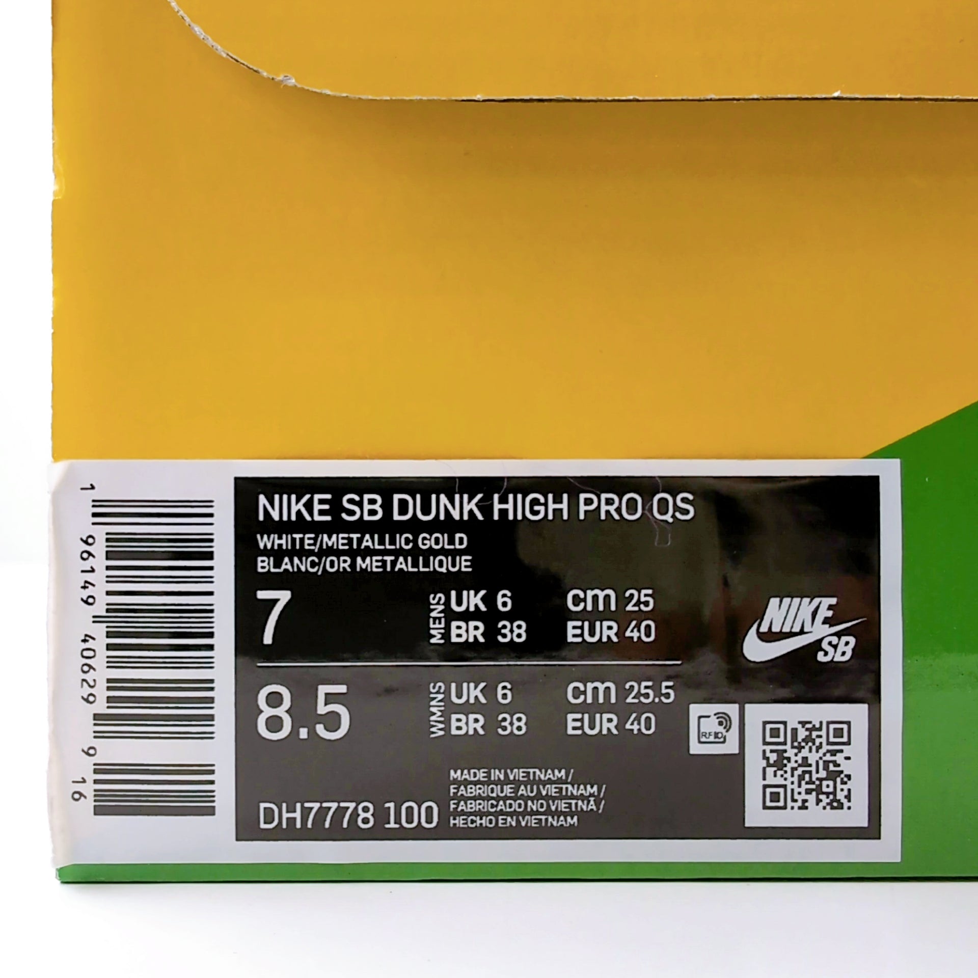 Nike SB DUNK HIGH PRO QS "All Love,No Hate" | DH7778-100 | 25.0cm