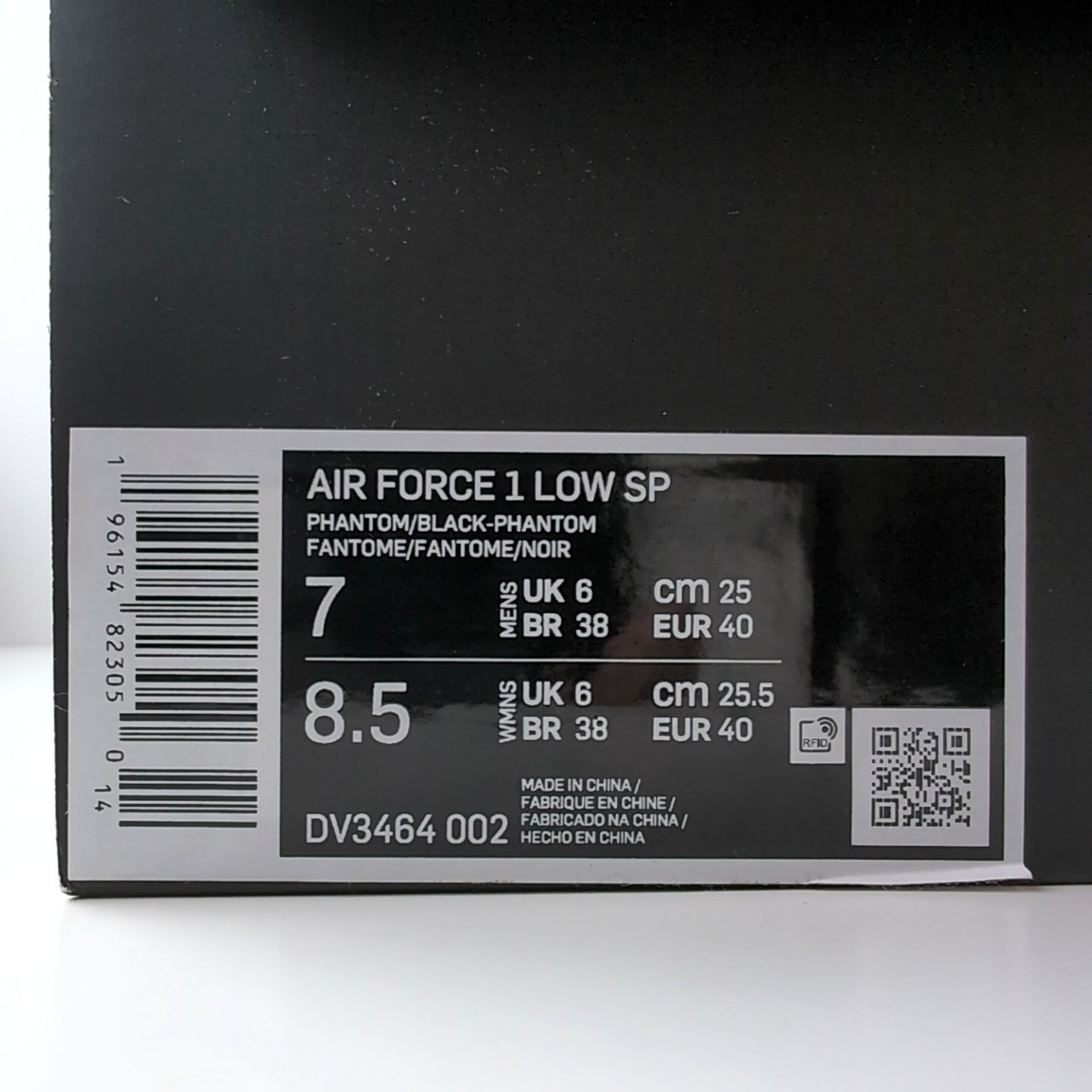 Nike × AMBUSH AIR FORCE 1 Low SP "Phantom" | 25.0cm | DV3464-002