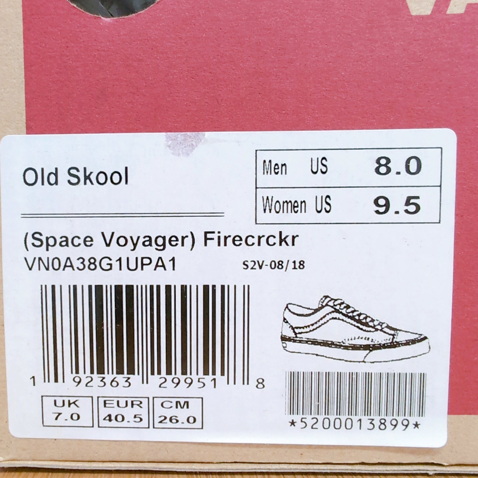 Vans Old Skool× NASA Space Voyager | 26.0cm | VN0A38G1UPA1