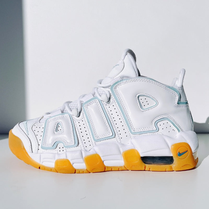 NIKE AIR MORE UPTEMPO GS "White Aqua Gum"|25.0cm|415082-107