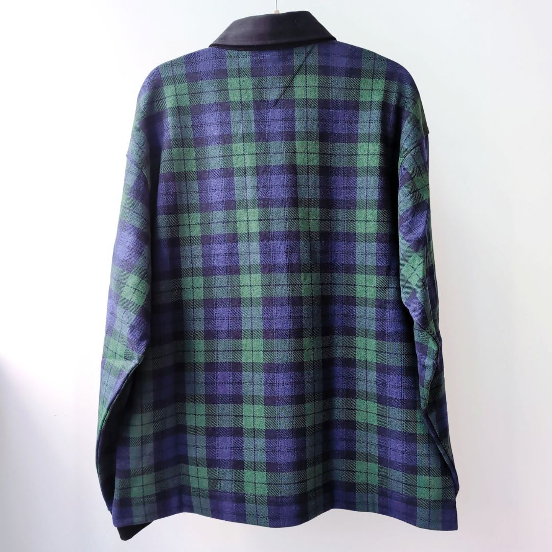 『Tommy × Awake NY Rugby Shirt』コラボアイテム ラグビーシャツ チェック柄 : M
