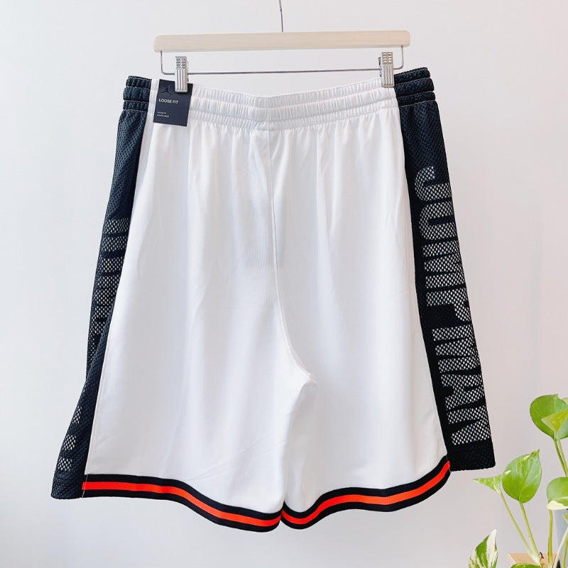 『Nike Jordan』バスケットボールショーツ Basketball shorts with mesh detail メッシュディテール バスパン ホワイト / 3XL