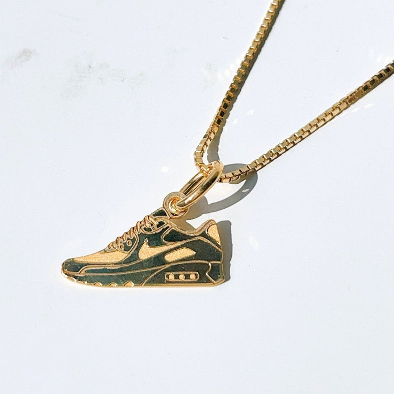 「SNEAKER TRIBUTE NEAKLACE」スニーカーチャームネックレス : AIR MAX 90 TRIBUTE / GOLD ゴールド