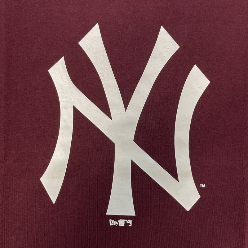 『New Era MLB New York Yankees T-shirts』ニューエラ ヤンキース ロゴTシャツ パープル : 3XL / 4XL