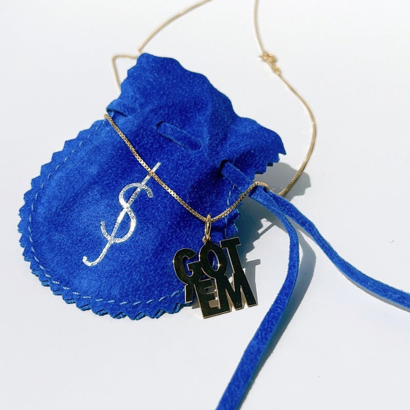 「SNEAKER TRIBUTE NEAKLACE」"GOT'EM"チャーム ネックレス : "GOT'EM" TRIBUTE / GOLD ゴールド