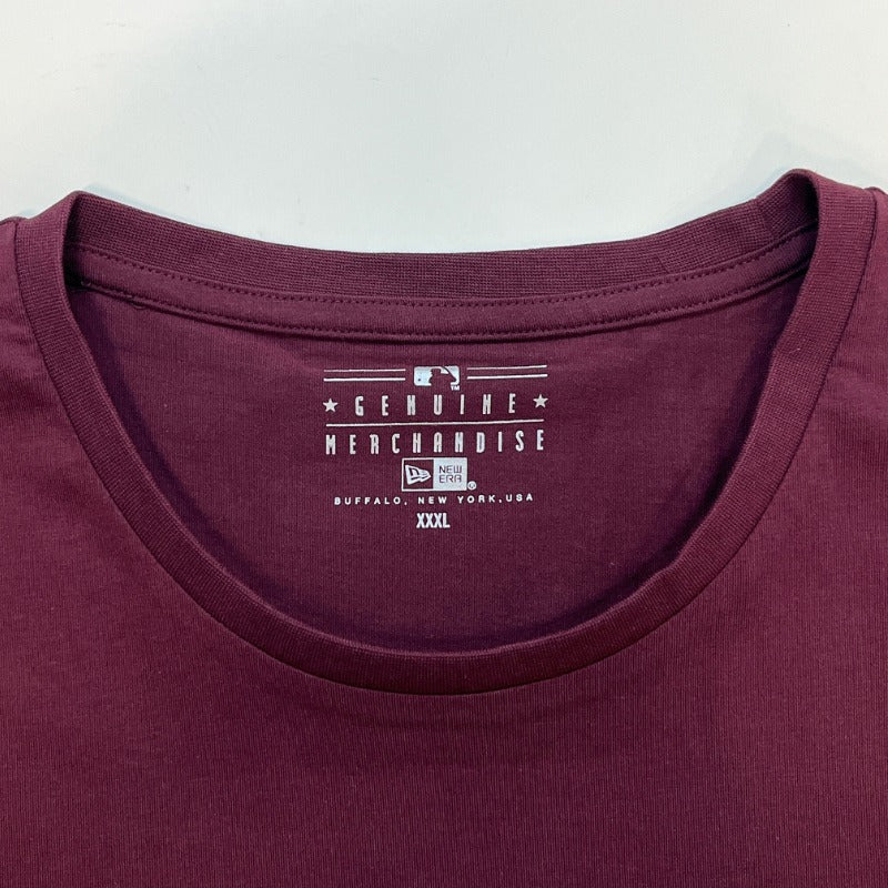 『New Era MLB New York Yankees T-shirts』ニューエラ ヤンキース ロゴTシャツ パープル : 3XL / 4XL