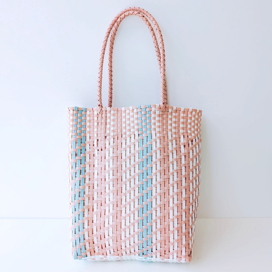 昨年完売!再入荷【かごバッグ パステルカラー】2色 (セール対象商品)