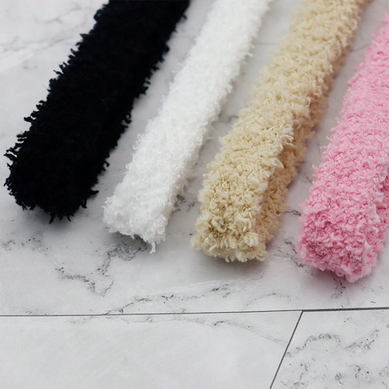 靴ひも3色|人気もこもこシューレース(ピンク・黒・白)