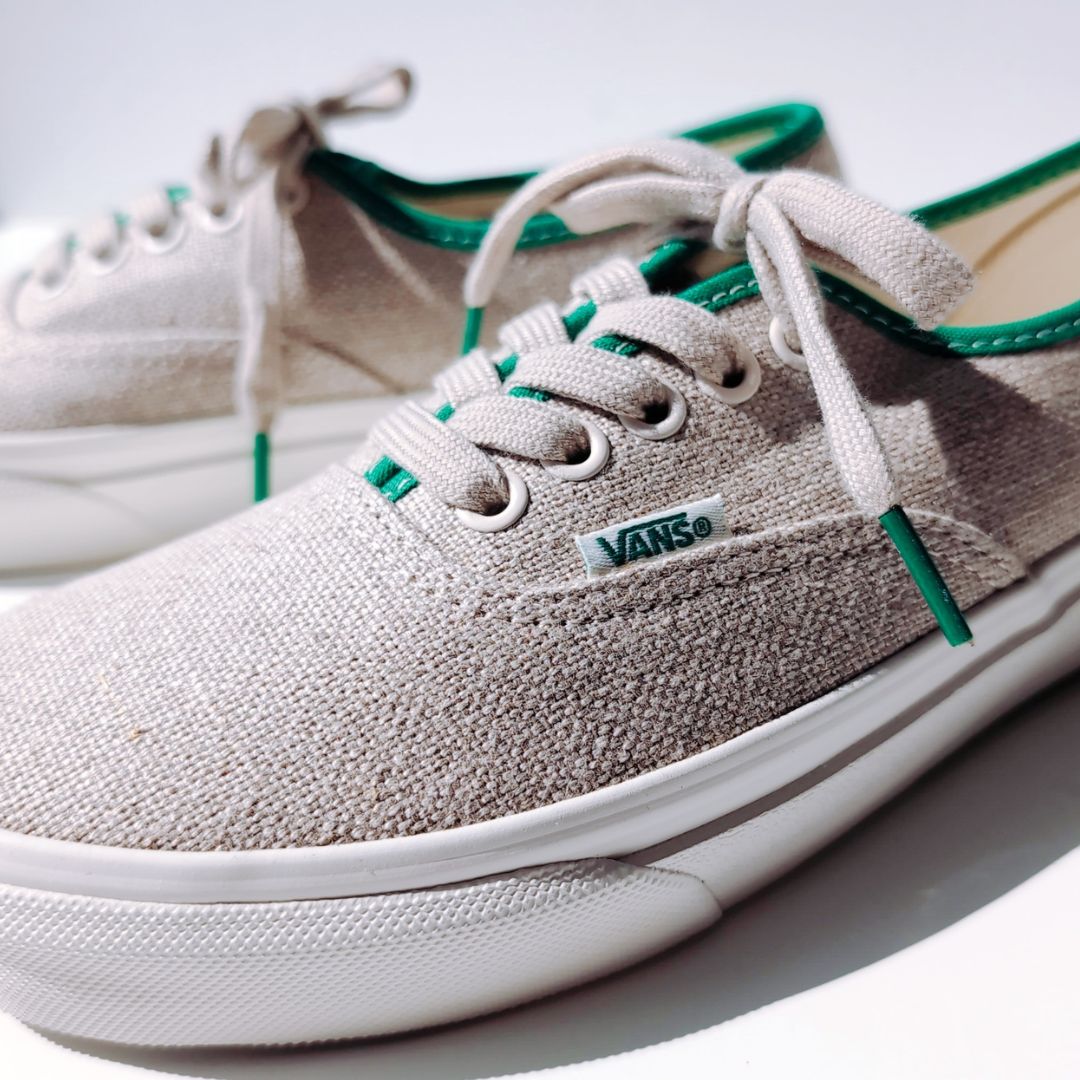 vans AUTHENTIC HEMP V44CF NATURE/GREEN | 24.5cm