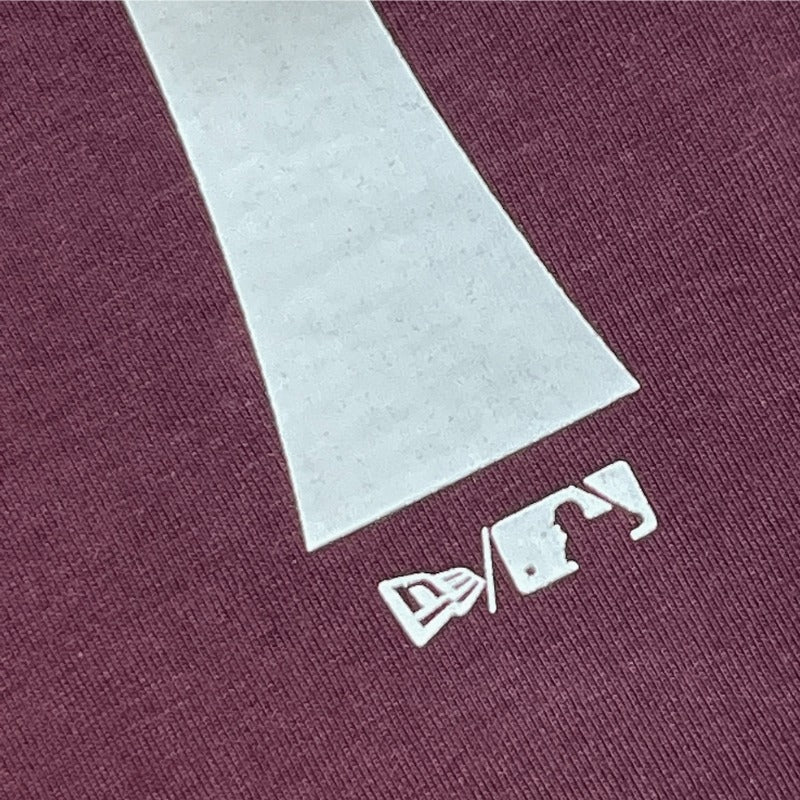 『New Era MLB New York Yankees T-shirts』ニューエラ ヤンキース ロゴTシャツ パープル : 3XL / 4XL