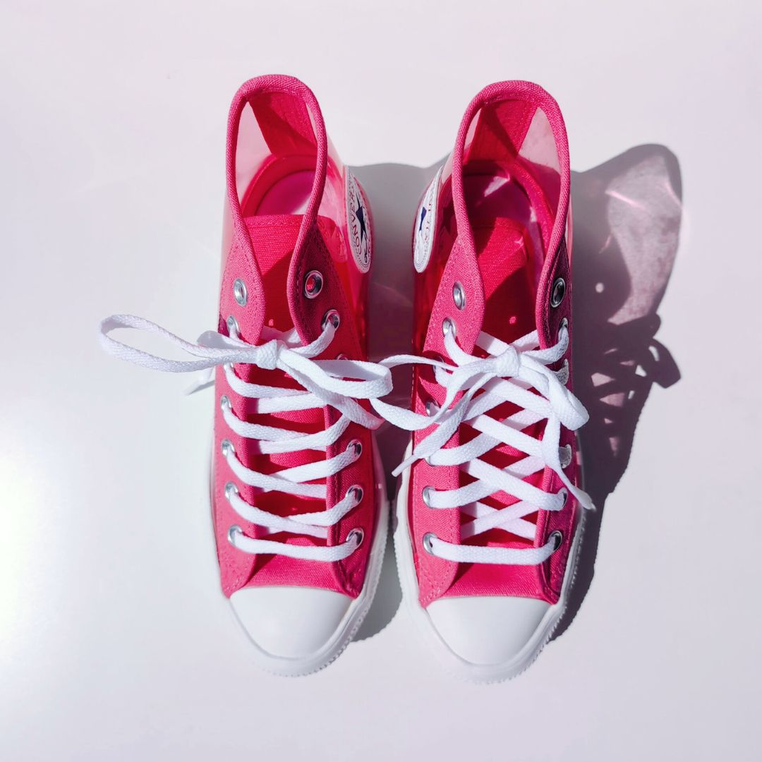 CONVERSE ALL SATR LIGHT CLEARMATERIAL HI PINK | 23.5cm | 31300441