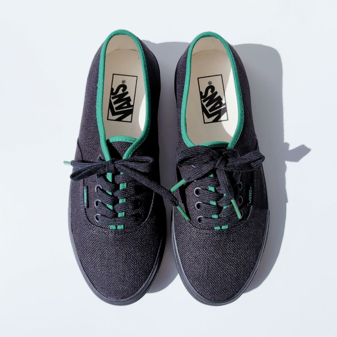 vans AUTHENTIC HEMP V44CF Black/Green| 24.5cm