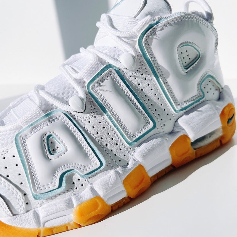 NIKE AIR MORE UPTEMPO GS "White Aqua Gum"|25.0cm|415082-107