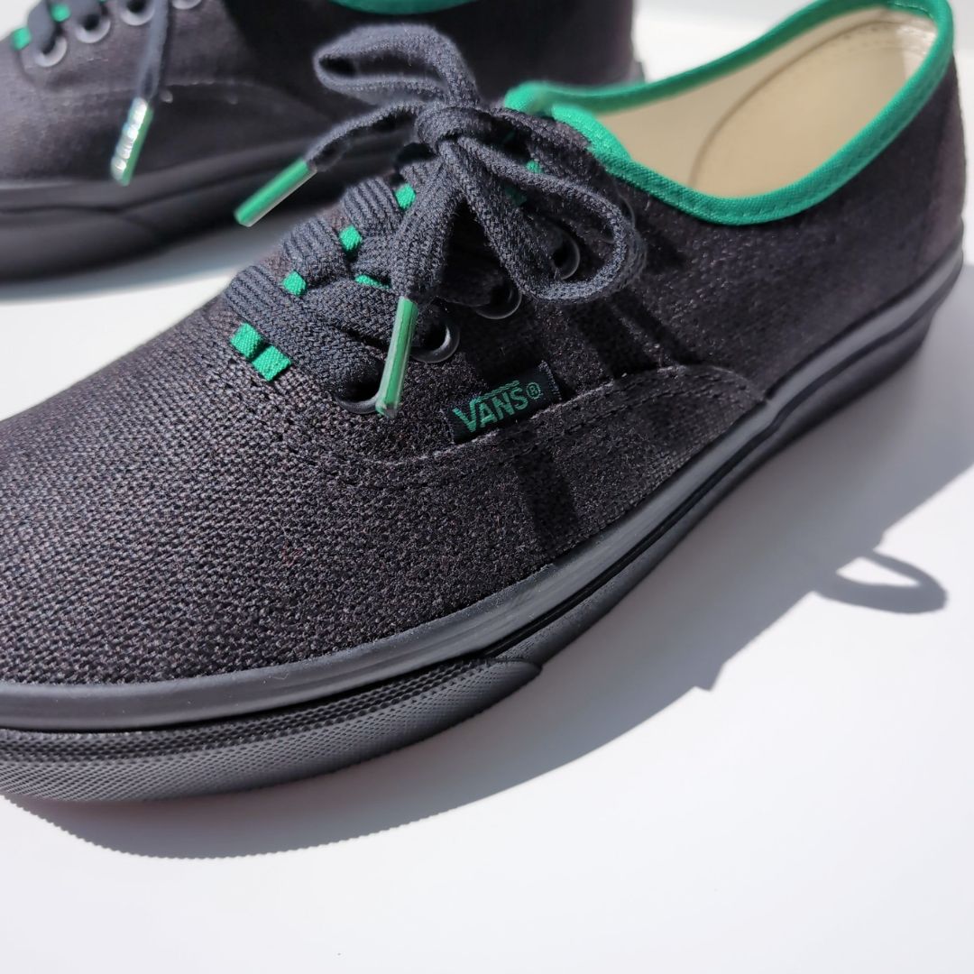 vans AUTHENTIC HEMP V44CF Black/Green| 24.5cm