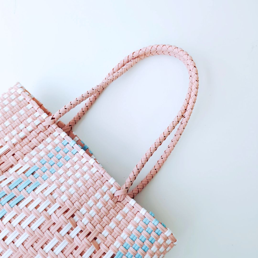 昨年完売!再入荷【かごバッグ パステルカラー】2色 (セール対象商品)