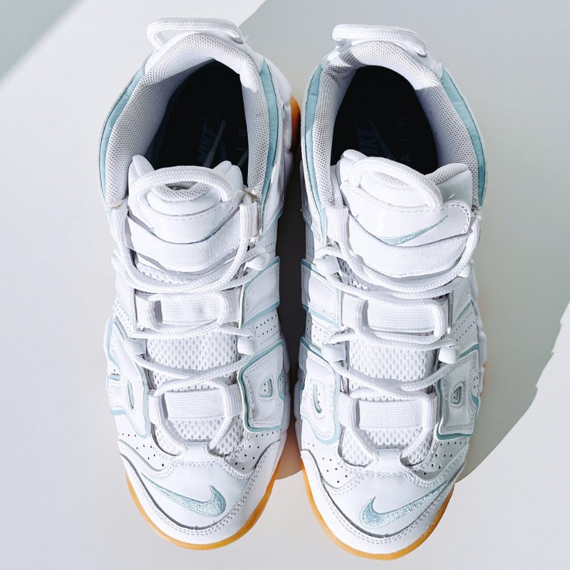 NIKE AIR MORE UPTEMPO GS "White Aqua Gum"|25.0cm|415082-107