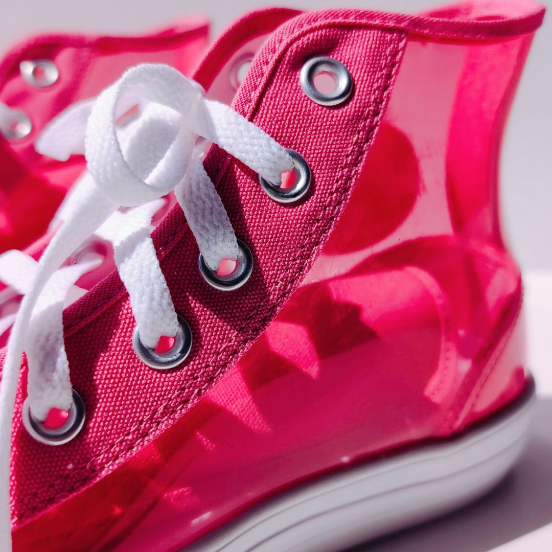 CONVERSE ALL SATR LIGHT CLEARMATERIAL HI PINK | 23.5cm | 31300441