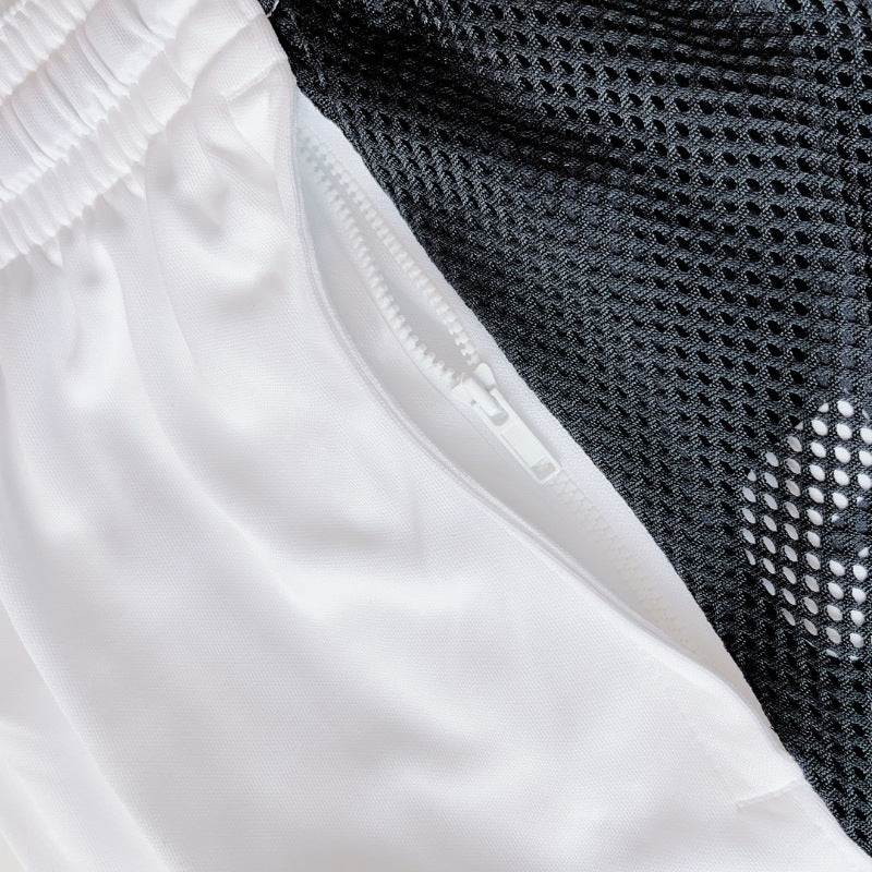 『Nike Jordan』バスケットボールショーツ Basketball shorts with mesh detail メッシュディテール バスパン ホワイト / 3XL