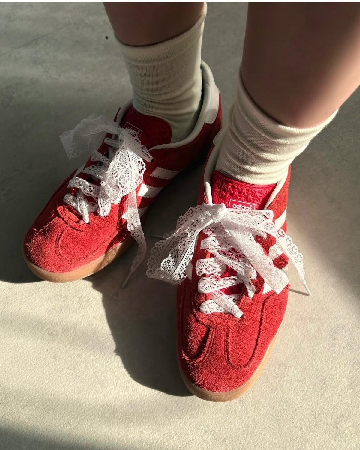 Shoes Decoセット(レースシューレース・ビーズアクセ)セール対象*