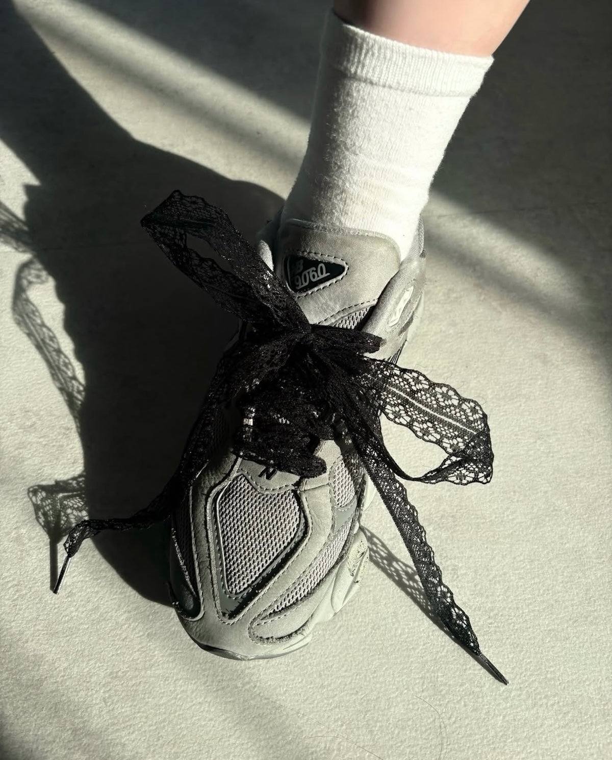 Shoes Decoセット(レースシューレース・ビーズアクセ)セール対象*