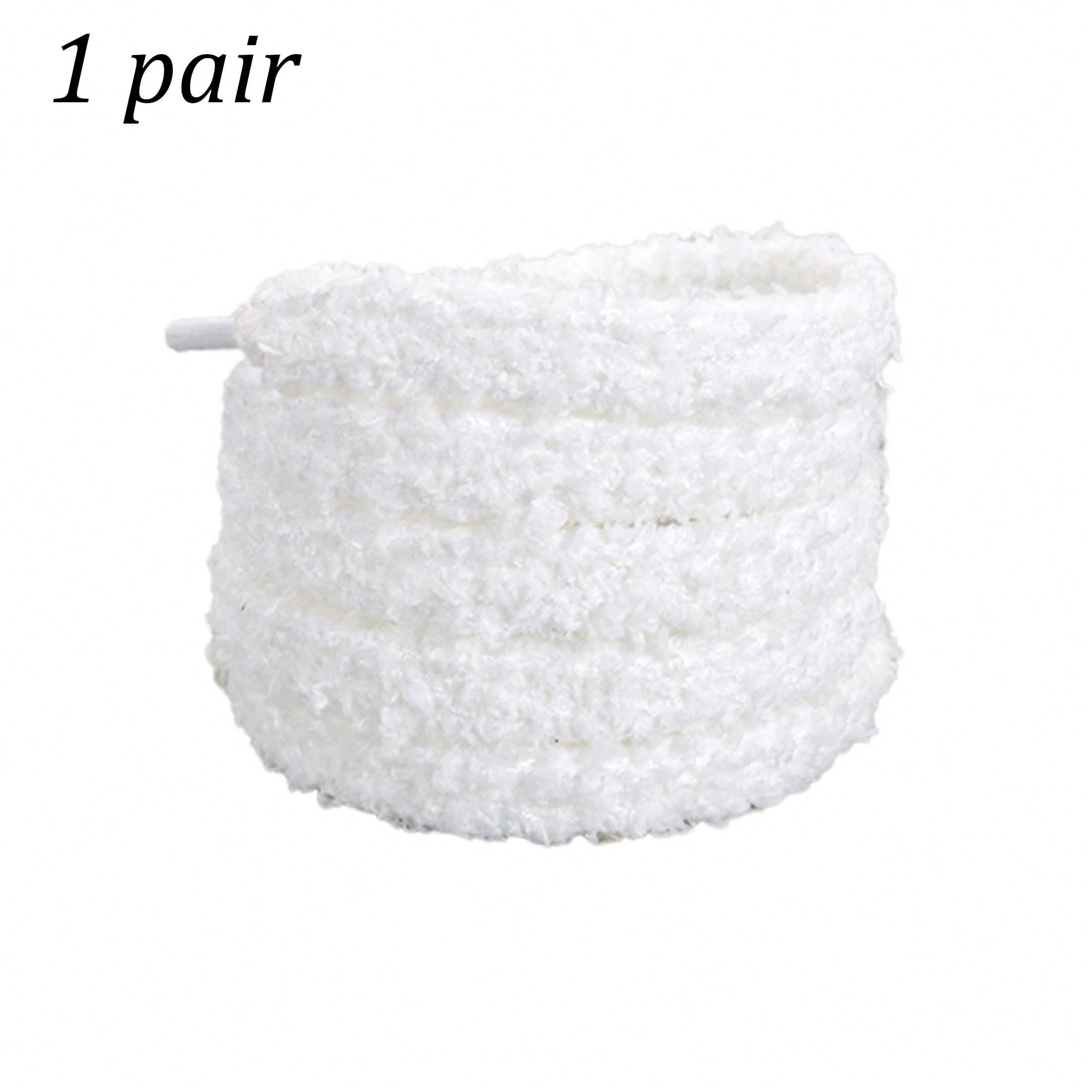 靴ひも3色|人気もこもこシューレース(ピンク・黒・白)