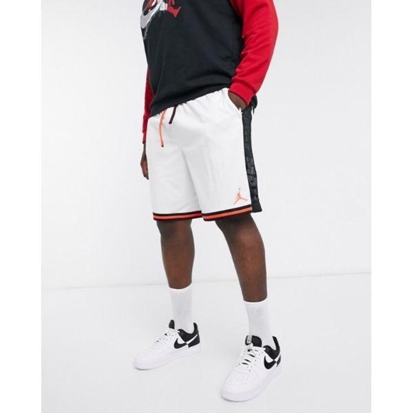 『Nike Jordan』バスケットボールショーツ Basketball shorts with mesh detail メッシュディテール バスパン ホワイト / 3XL