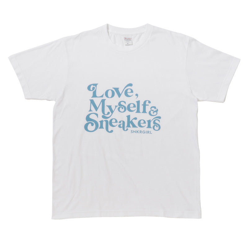 SNKRGIRL Tee (Blue Logo) / スニーカーガール オリジナルTシャツ (ブルー ロゴ)