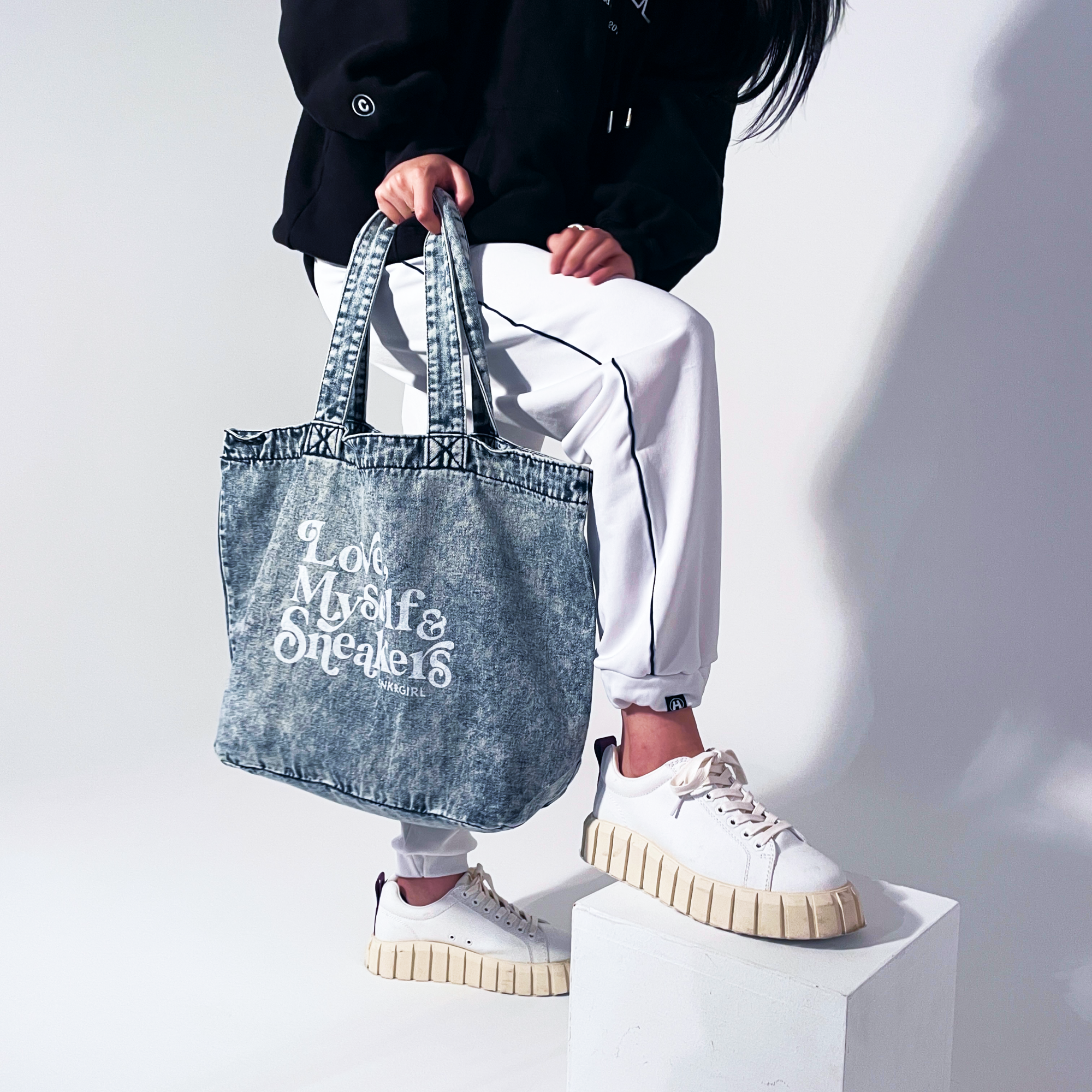 SNKRGIRL オリジナル トート (L)
