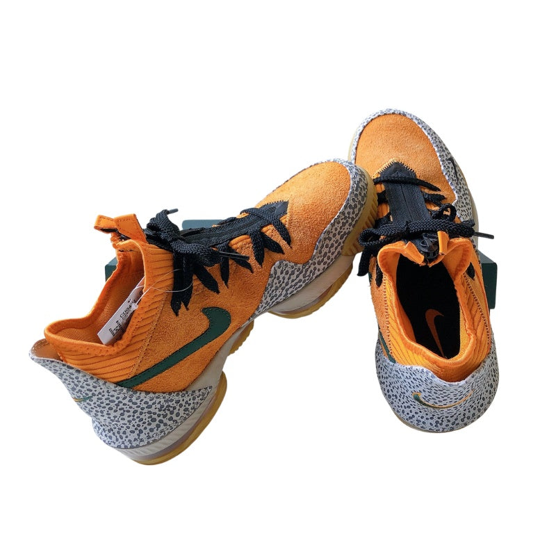 NIKE LEBRON XVI LOW AC KUMQUAT-BLACK | 25.0cm | CD9471-800