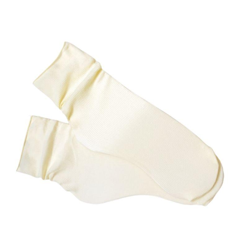 Silky Color Thin Socks (cream) / ミドル丈ソックス(オフホワイト) (セール対象商品)