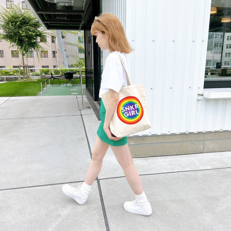 Pride Tote Bag Rainbow Circle Logoトートバッグ