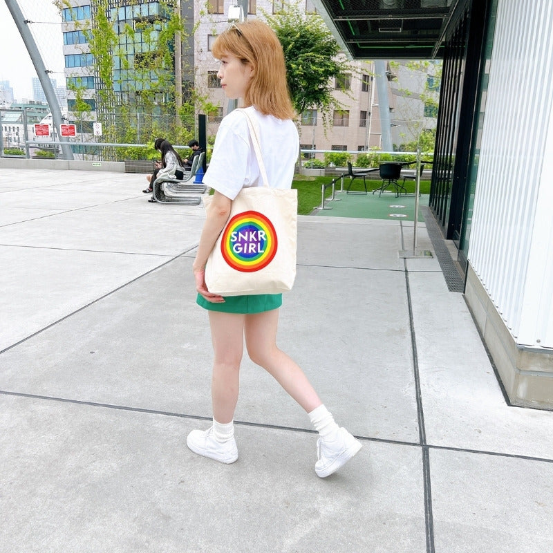 Pride Tote Bag Rainbow Circle Logoトートバッグ