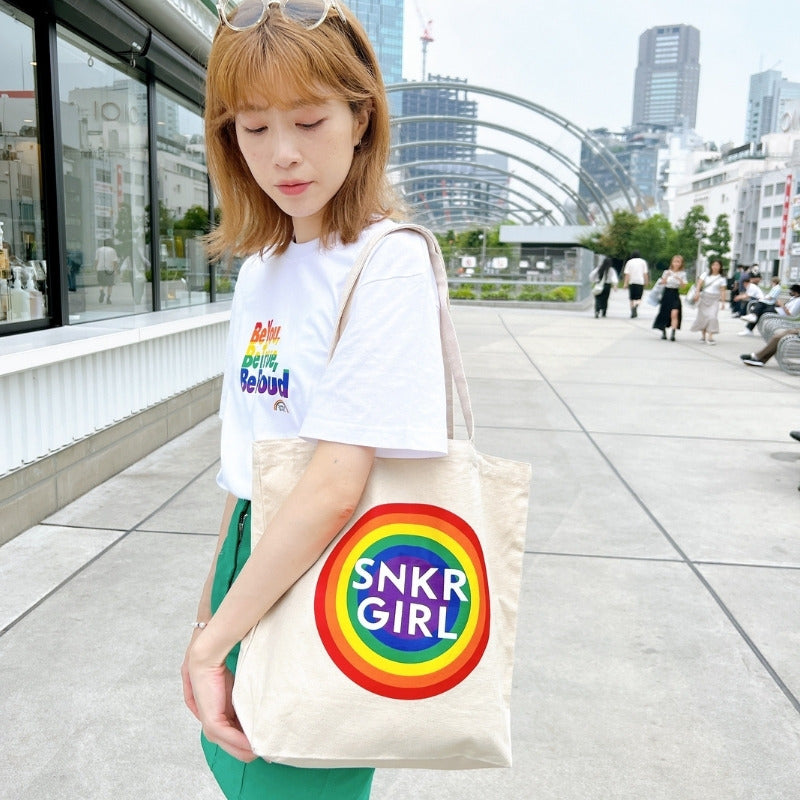 Pride Tote Bag Rainbow Circle Logoトートバッグ