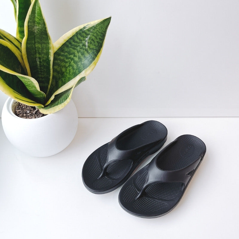 OOFOS/ウーフォス OOoriginal リカバリーサンダル BLACK 25.0cm