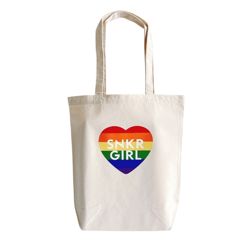 Pride Tote Bag Rainbow Heart Logo トートバッグ