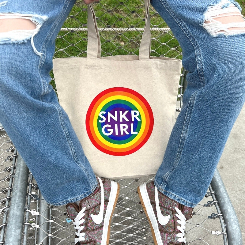 Pride Tote Bag Rainbow Circle Logoトートバッグ